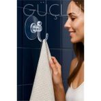 MiraLive Şeffaf Askılı Vantuz Kanca | Banyo & Mutfak Duvar Askısı (4cm) - 1.36KG Taşıma 722496 - Renkli - standart