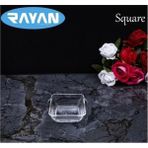 MiraLive Square Tekli Kare Cam Kahvaltılık Kase -25057 - Renkli - 1