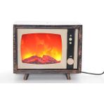 MiraLive Tv Tasarımlı Ledli Şömine Lamba - Renkli - standart