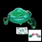 MiraLive Ufo Modeli Renkli Mika Kristal Suluk Matara Pipetli - Taşıma Askılı 550ML ( Herhangi Bir Renk Gönderilir ) (K95) - 1