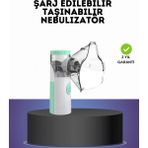 MiraLive Ultrasonik Frekanslı Şarj Edilebilir Nebülizatör