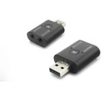 MiraLive USB Bluetooth Ses Verici + Alıcı Adaptör 2 In 1 - Siyah HD9006 - Renkli