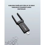 MiraLive USB Wifi Adaptör – 1200 Mbps Hız