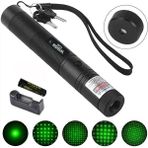 MiraLive Wison WS-503 100MW 3.7V 3200 Mah Desen Başlıklı Şarjlı Yeşil Lazer Pointer (4887)