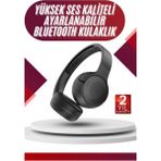 MiraLive Yeni Nesil Kulak Üstü Bluetooth Kulaklık Type-C Girişli Yüksek Ses Kaliteli - Çok Renkli