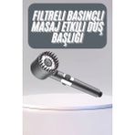 MiraLive Yüksek Performanslı Masaj Etkili Su Tasarruflu Duş Başlığı Krom Kaplama Uzun Ömürlü - Renkli - standart