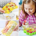 MiraLive Yumurcak Shop® 37 Bölmeli Slikon Petek Şeklinde Buz Kalıbı - Renkli - 1