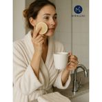 Miraluni Doğal Kabak Lifi Yüz Peeling Süngeri – Cilt Canlandırıcı Doğal Ürün - Krem