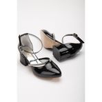 miram shoes Kız Çocuk Siyah Abiye Topuklu Ayakkabı