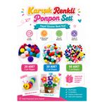 miranino Karışık Renkli Ponpon Seti