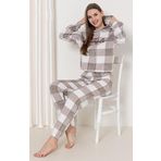 Mirano 3251 İnterlok Şardonlu Spor Kapüşonlu Kışlık Kadın Eşofman Pijama Takım