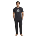Mirano 8106 Penye Erkek Yazlık Kısa Kollu Cepli Pijama Takımı, Lacivert, XL