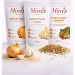 Miras 1934 Soğan Tozu - Sarımsak Tozu - Karışık Sebze Kurusu - 300 G - 300 gr