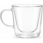 Mira's Coffee Çift Cidarlı Borosilikat Cam Bardak 100 ml – Isı Yalıtımlı, Espresso & Türk Kahvesi Bardağı Bardağı - 1 Adet