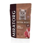 Miratorg Kitten Jelly Dana Etli 80 gr Yaş Yavru Kedi Maması