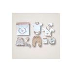 Miravm Erguvan Taç Nakışlı Kız Bebek 10lu Zıbın Takımı Hastane Çıkışı Nar Çiçeği P62583S8353