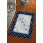 Miray Tekstil Lastikli Modern Desenli Hali Ortusu