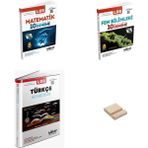 Miray Yayınları Lgs 8. Sınıf Matematik Fen Bilimleri ve Türkçe 3lü Branş Denemeleri + Telefon Tutucu