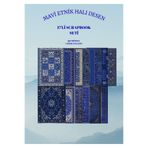 MirayDesign 17'Lİ OTANTİK MAVİ HALI DESENLİ A5 BOYUTUNDA YAPIŞKANLI SCRAPBOOK KAĞIT SETİ