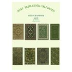 MirayDesign MAVİ-YEŞİL ETNİK HALI DESENLİ OTANTİK 16'LI SCARPBOOK KAĞIT SETİ A5 KENDİNDEN YAPIŞKANLI KAĞIT