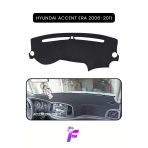Mircem Hyundai Accent Era (2006-2011) Torpido Kılıfı | Yansıma Engeller| Kolay Montaj | Oto Aksesuar | Tc48 Siyah