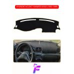 Mircem Hyundai Accent Yumurta Kasa (1993-1999) Torpido Örtüsü | Güneşten, Isıdan, Çatlamadan Korur | G3 Kırmızı