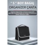 Mircem Oto Bagaj Çantası Küçük Boy Cırtlı Keçe Kumaş - Geniş Hacimli,Dayanıklı,Araç İçi Düzenleyici | A2