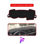Mircem Toyota Corolla (2000-2006) Torpido Örtüsü | Güneşten, Isıdan, Çatlamadan Korur | Oto Aksesuar | B27 Kırmızı