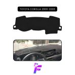 Mircem Toyota Corolla (2000-2006) Torpido Örtüsü | Güneşten, Isıdan, Çatlamadan Korur | Oto Aksesuar | B30 Siyah