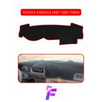 Mircem Toyota Corolla Terra (1997-2001) Torpido Örtüsü | Güneşten Korur | Kolay Montaj | Tam Uyum | B21 Kırmızı