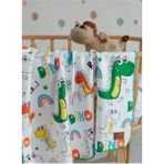 Mircotton Polar Baskılı Bebek Battaniyesi 85X110 cm Dino