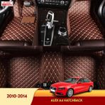 Miren Audi A4 2010-2014 Hatchback Araç 5d Havuzlu Suni Deri Oto Paspas - Kahverengi