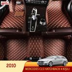 Miren Mercedes Cls 2010 Hatchback 4 Kişili Uyumlu 5d Havuzlu Suni Deri Oto Paspas - Kahverengi