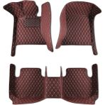 Miren Mini Cooper 2009-2016 Coupe Uyumlu 5d Havuzlu Suni Deri Oto Paspas - Kahverengi