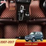 Miren Suzuki Jimny 2007-2017 Uyumlu 5d Havuzlu Suni Deri Oto Paspas - Kahverengi