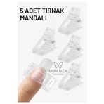 mirenza cosmetic 5 Adet Polygel Tırnak Mandalı - Polygel Klips - Tırnak Klipsi