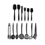 Mirilliahome 13 Parçalık Silikon Ve Teflon Plastik Spatula Seti - Yüksek Isıya Dayanıklı Ve Yapışmaz
