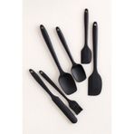 Mirilliahome 6 Parça Silikon Mutfak Gereçleri Seti Isıya Dayanıklı Spatula Kaşık Fırça Seti