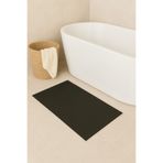 Mirilliahome Siyah Bambu Kaydırmaz Banyo Matı 80 x 50 cm