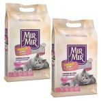 MırMır 2x10 lt Bebek Pudrası Kokulu Bentonit Kedi Kumu