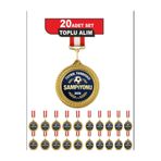 Miro Toys Futbol Şampiyonluk Madalyası 2026 – 20’li Set, Turnuva & Okul Ödülü