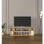 Mirobi Çok Şekilli Fonksiyonel Tv Sehpası, Dekoratif Sehpa-Kitaplık, Blok Tv Ünitesi, Rivoli