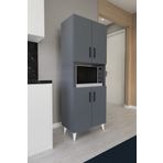 Mirobi Hobbie Mikrodalga Mutfak Dolabı Antrasit MRB-MKR-DLG-DLP-4KP