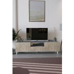 Mirobi Modern Tv Ünitesi 3 Bölmeli Atlantik Çam