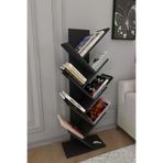 Mirobi Mrb-Ktp-Agac-8Rf Dria Ağaç Kitaplık Dekoratif Kitaplık Raf Düzenleyici Kitap Rafı Antrasit