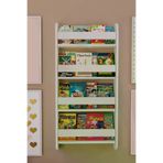 Mirobi Mrb-Lno-Mntss-Ktp4 Lino 4 Raflı Montessori Kitaplık Eğitici Çocuk Kitaplığı Çocuk Odası Kitaplığı Beyaz