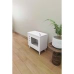 Mirobi Mrb-Mos-Tv-Kd-Kp-Ev Mose Kedi Evi Kafesi Köpek Evi, Tv Görünümlü Kedi Evi İç Mekan Evcil Hayvan Evi Beyaz