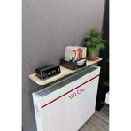 Mirobi MRB-SRVL-KLFR-RF-100 Soravel Petek Üstü Uçan Raf Dresuar Kalorifer Peteği Rafı 100 X 18 Cm Atlantik Çam