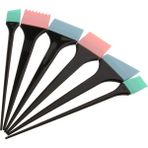 Mirror 6pcs Silikon Saç Boya Tonu Boyama Fırçası Set Yüz Çamur Maskesi Uygulayıcı Kiti (Yurt Dışından)
