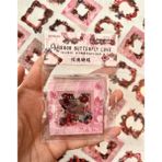 Mırror Butterfly Love Serisi Renkli Çiçek ve Kelebek Desenli Çerçeve 30 Adet Şeffaf Pet Sticker/Etiket/Çıkartma